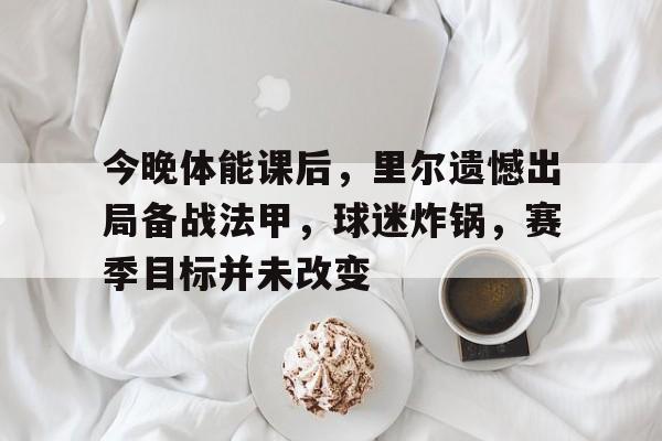 开云App-今晚体能课后，里尔遗憾出局备战法甲，球迷炸锅，赛季目标并未改变的简单介绍
